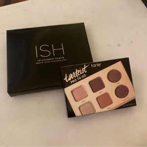 Tarteist Pro To Go palette and ISH lip statement palette